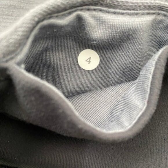 LULULEMON Athletica Heathered Gray/Grey Luon Cropped Low Rise Capri Leggings 4 - Picture 4 of 9